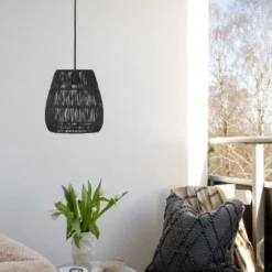 PR Home Saigon ulkovalaisin musta Ø28cm kaapeli 2.5m