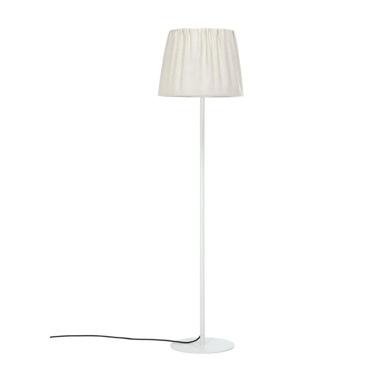 PR Home ulkotilojen lattiavalaisin Agnar, valkoinen/beige, 140 cm