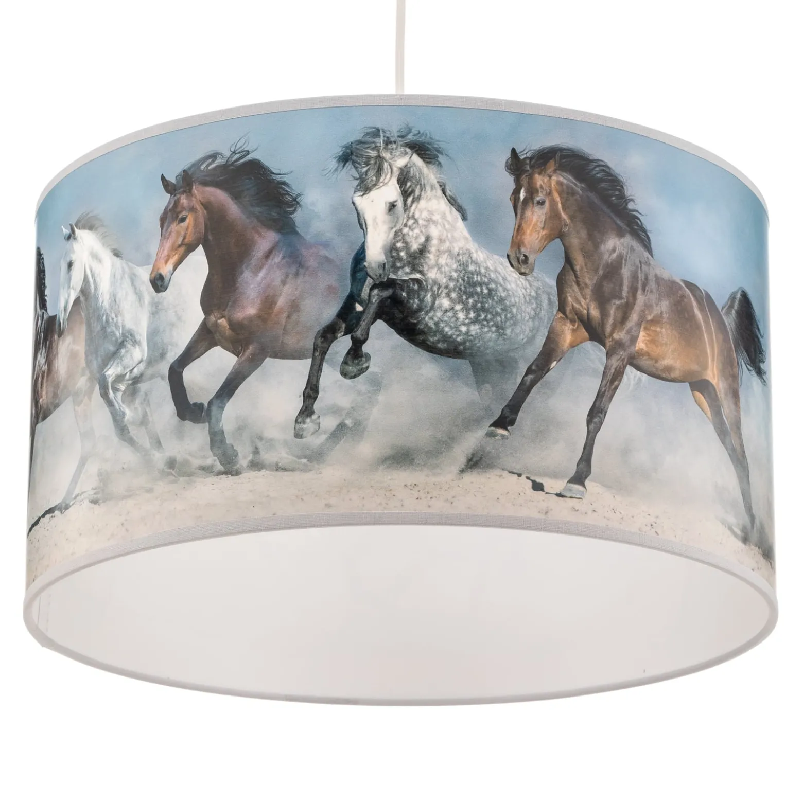 Print-riippuvalaisin Horses