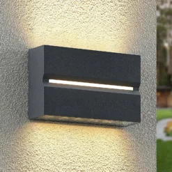 Prios Itarion LED-ulkoseinävalaisin, kirkas varjostin