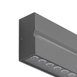 Prios Itarion LED-ulkoseinävalaisin, kirkas varjostin