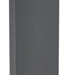 PRIOS LED-aurinkokäyttöinen valaisin Lestor, antrasiitti, himmennettävä, IP65