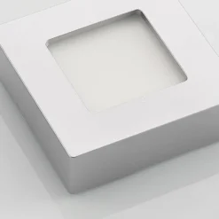 Prios LED-kattovalaisin Alette, hopea, 12,2 cm, himmennettävä