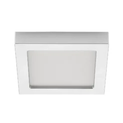 Prios LED-kattovalaisin Alette, hopea, 22,7cm, 18W, himmennettävä