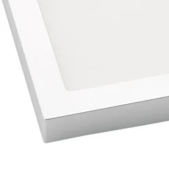 Prios LED-kattovalaisin Alette, hopea, 22,7cm, 18W, himmennettävä