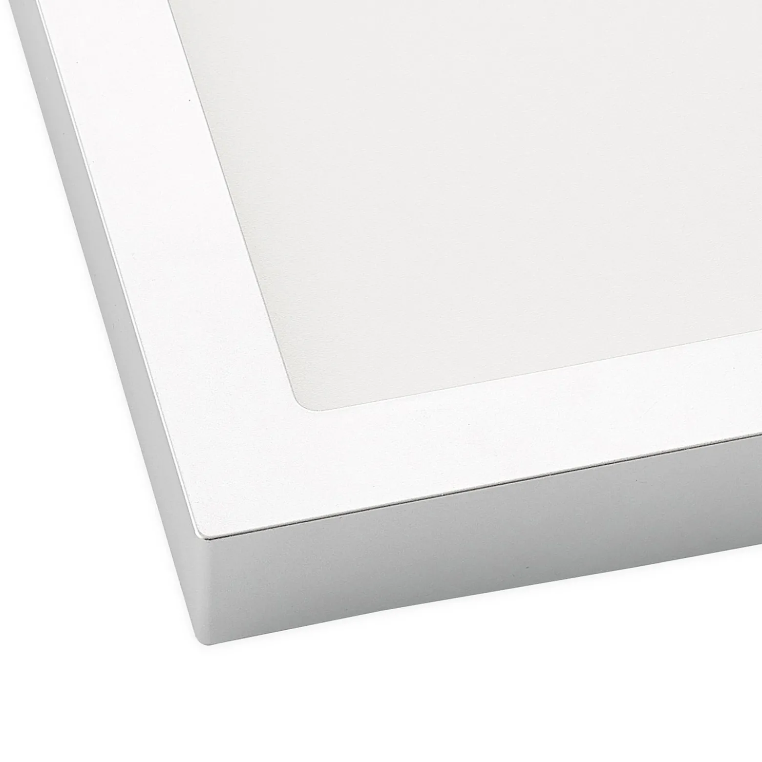 Prios LED-kattovalaisin Alette, hopea, 22,7cm, 18W, himmennettävä