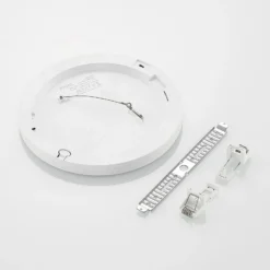 Prios LED-kattovalaisin Aureka, 3 kpl, sensori, Ø 23 cm, valkoinen