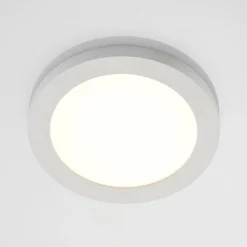 Prios LED-kattovalaisin Aureka, 3 kpl, sensori, Ø 23 cm, valkoinen