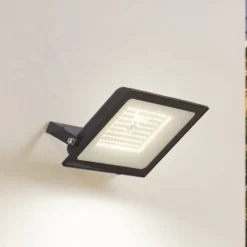 PRIOS LED-kohdevalaisin ulos Maikel, 100 W, 8000 lm, metalli
