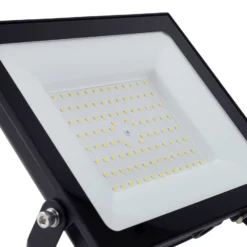 PRIOS LED-kohdevalaisin ulos Maikel, 100 W, 8000 lm, metalli