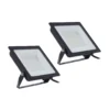 Prios LED-kohdevalaisin ulos Maikel, 100 W, metalli, 2 kpl