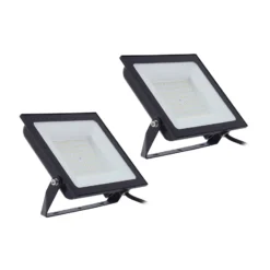 Prios LED-kohdevalaisin ulos Maikel, 100 W, metalli, 2 kpl