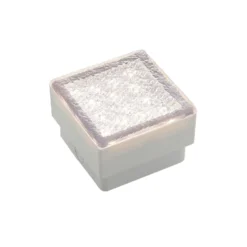 Prios LED lattiavalaisin Ewgenie, 10 cm, läpikuultava