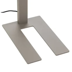 Prios LED-toimiston lattiavalaisin Taronis, hopea, 195 cm, himmennettävä