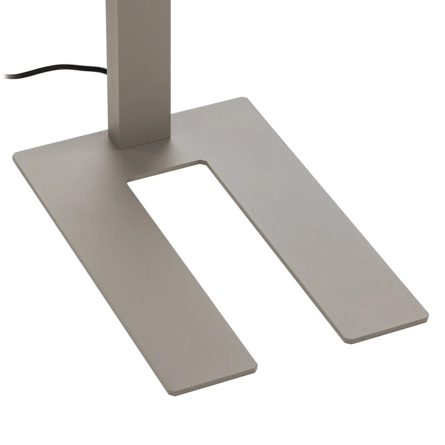 Prios LED-toimiston lattiavalaisin Taronis, hopea, 195 cm, himmennettävä