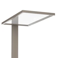 Prios LED-toimiston lattiavalaisin Taronis, hopea, 195 cm, himmennettävä