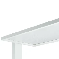 Prios LED-toimiston lattiavalaisin Taronis, hopea, 195 cm, himmennettävä