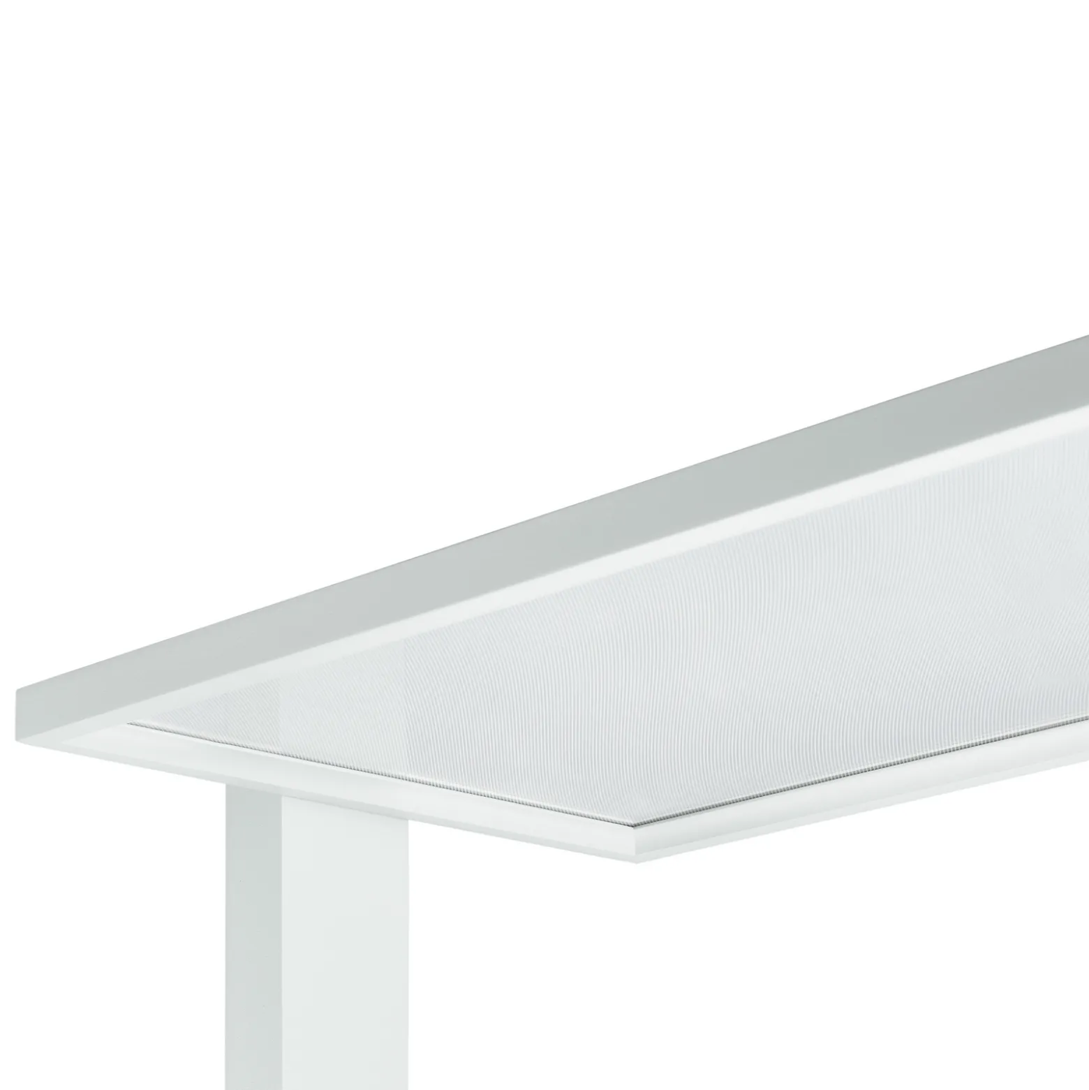 Prios LED-toimiston lattiavalaisin Taronis, hopea, 195 cm, himmennettävä