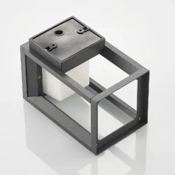 Prios LED-ulkoseinävalaisin Gamion, antrasiitti, metalli, IP54