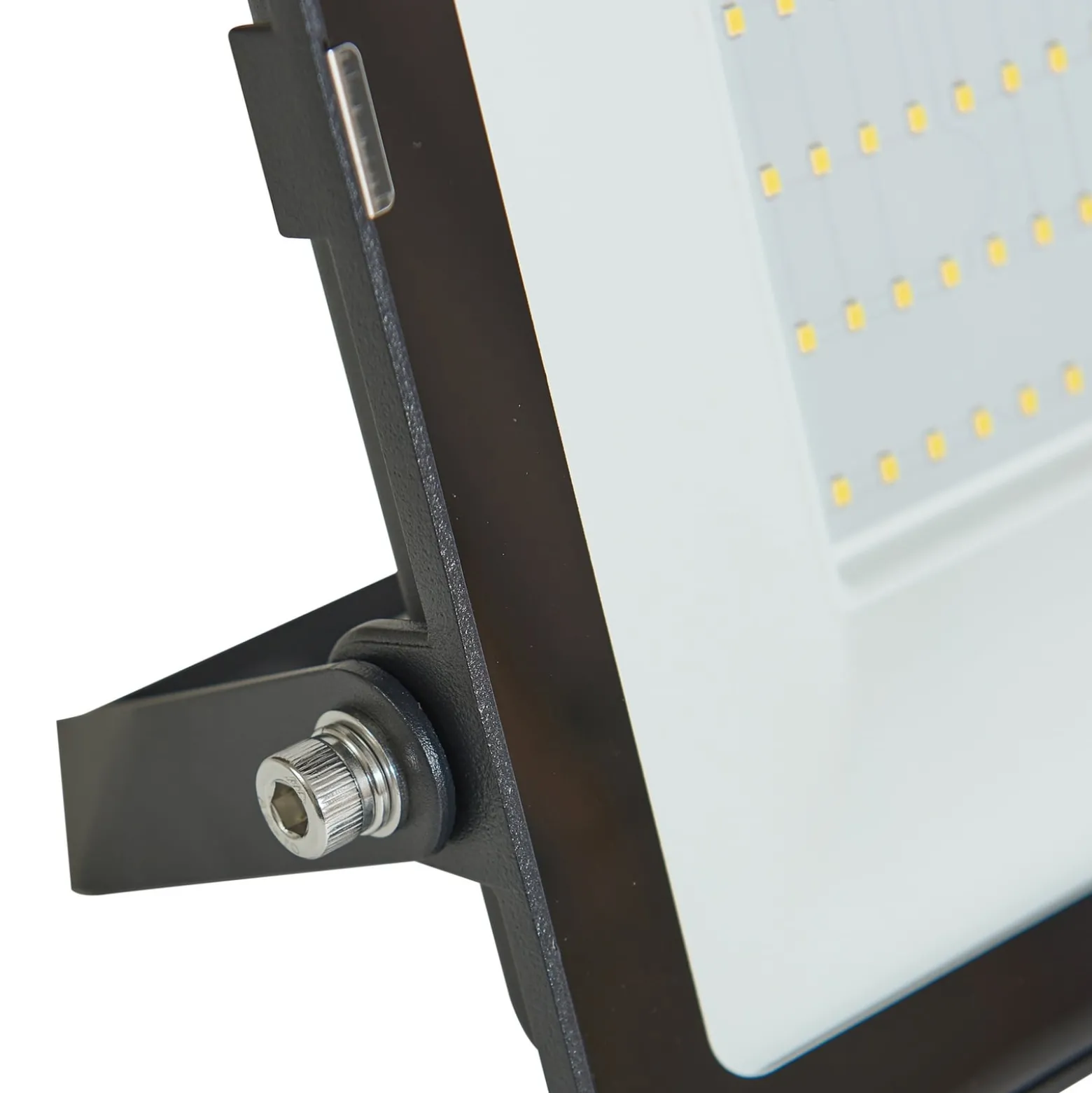 Prios LED-ulkovalaisin Maikel, 200W, 16000lm, metallia