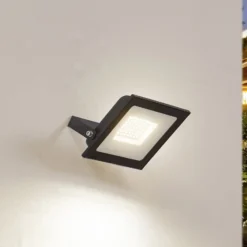 Prios LED-ulkovalaisin Maikel, 50W, 4000lm, metallia