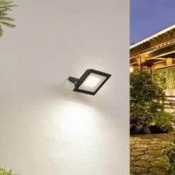 Prios LED-ulkovalaisin Maikel, 50W, 4000lm, metallia