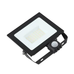 Prios LED-ulkovalaisin Maikel, 50W, 4000lm, metalli, anturi