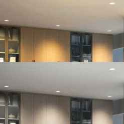 Prios LED upotettava valaisin Rida, valkoinen. Ø 15 cm, CCT, IP44