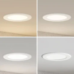 Prios LED uppoasennusvalaisin Cadance, valkoinen, 17 cm, 3 kpl, CCT-mittaussarja