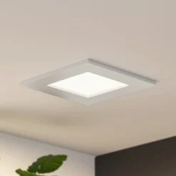 Prios LED uppoasennusvalaisin Helina, hopea, 11,5 cm, himmennettävä