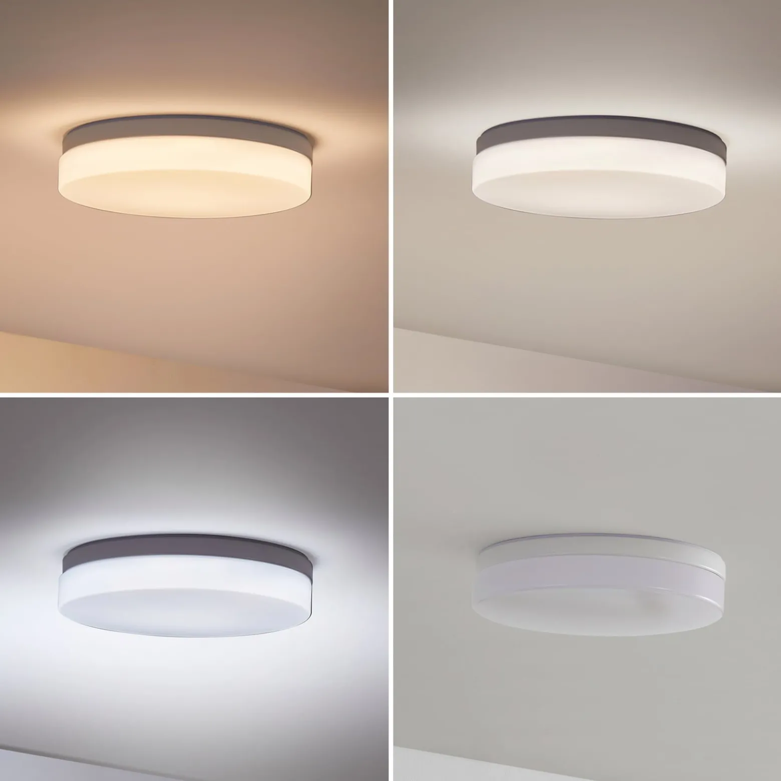 Prios Wynion LED-kattovalaisin CCT DIP-kytkin 30cm