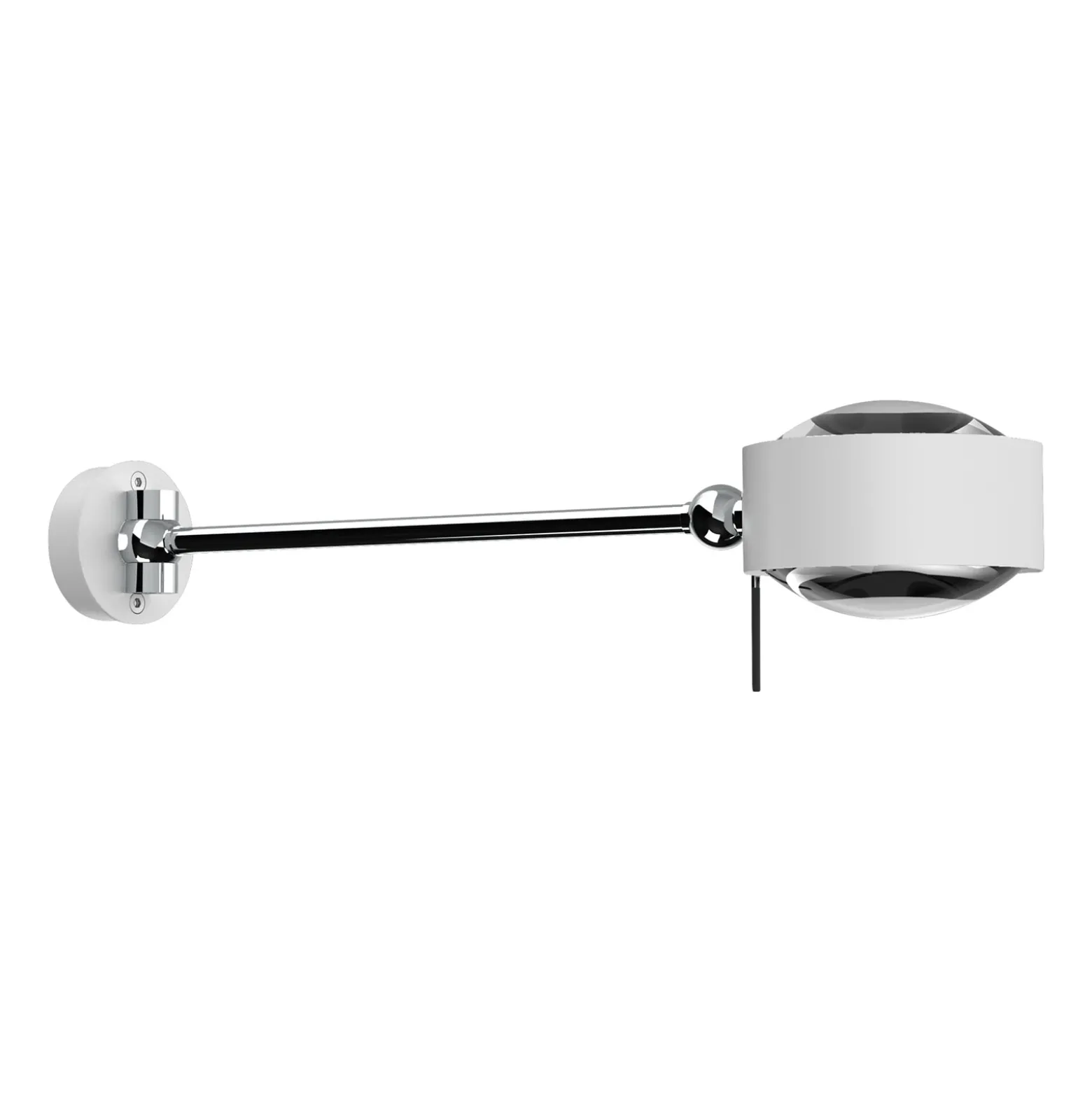 Puk Maxx Hotel LED, 30cm, kirkkaat linssit, matta valkoinen