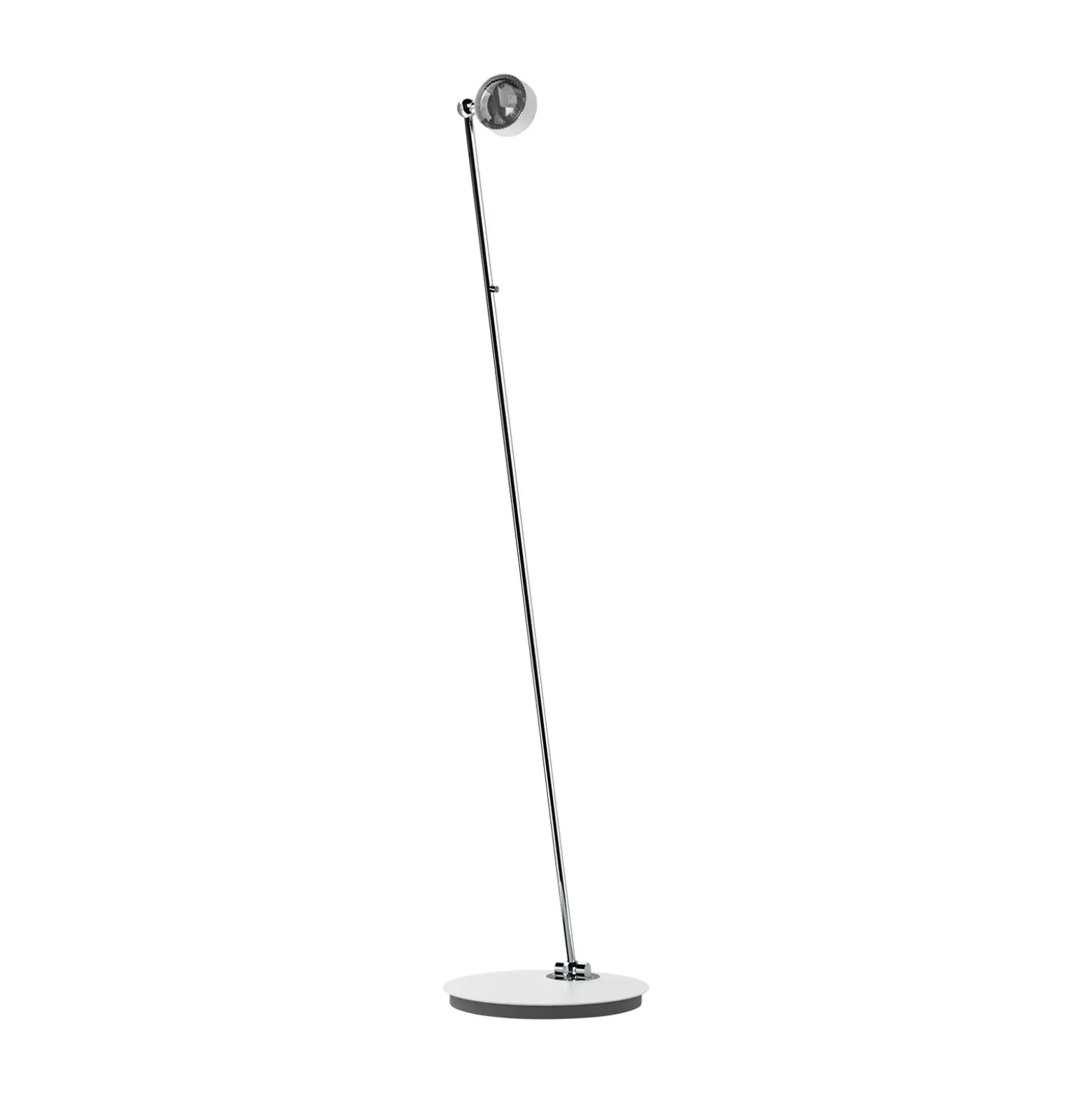 Puk Mini Floor Mini Single LED matto/selkeä, valkoinen