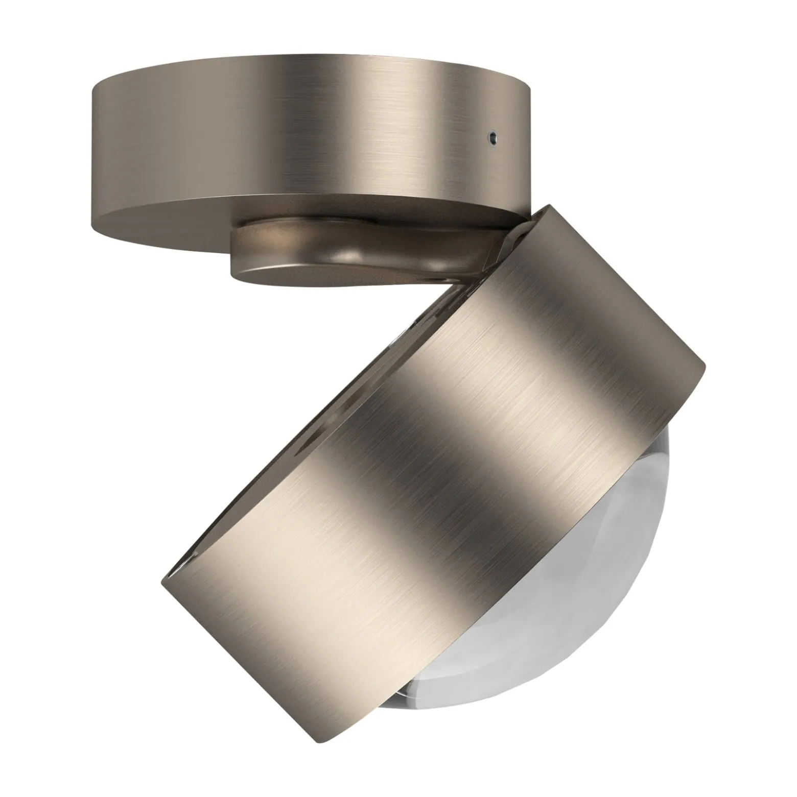 Puk Mini Move LED, kirkas linssi, matta nikkeli