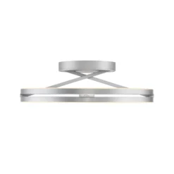 PURE LED-kattovalaisin Loop, alumiini, metalli, Ø 60 cm CCT