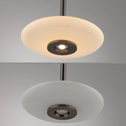 PURE LED-riippuvalaisin Vitrum ruskea/opal lasi/alumiini Ø 22 cm