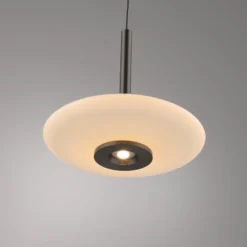 PURE LED-riippuvalaisin Vitrum ruskea/opal lasi/alumiini Ø 22 cm