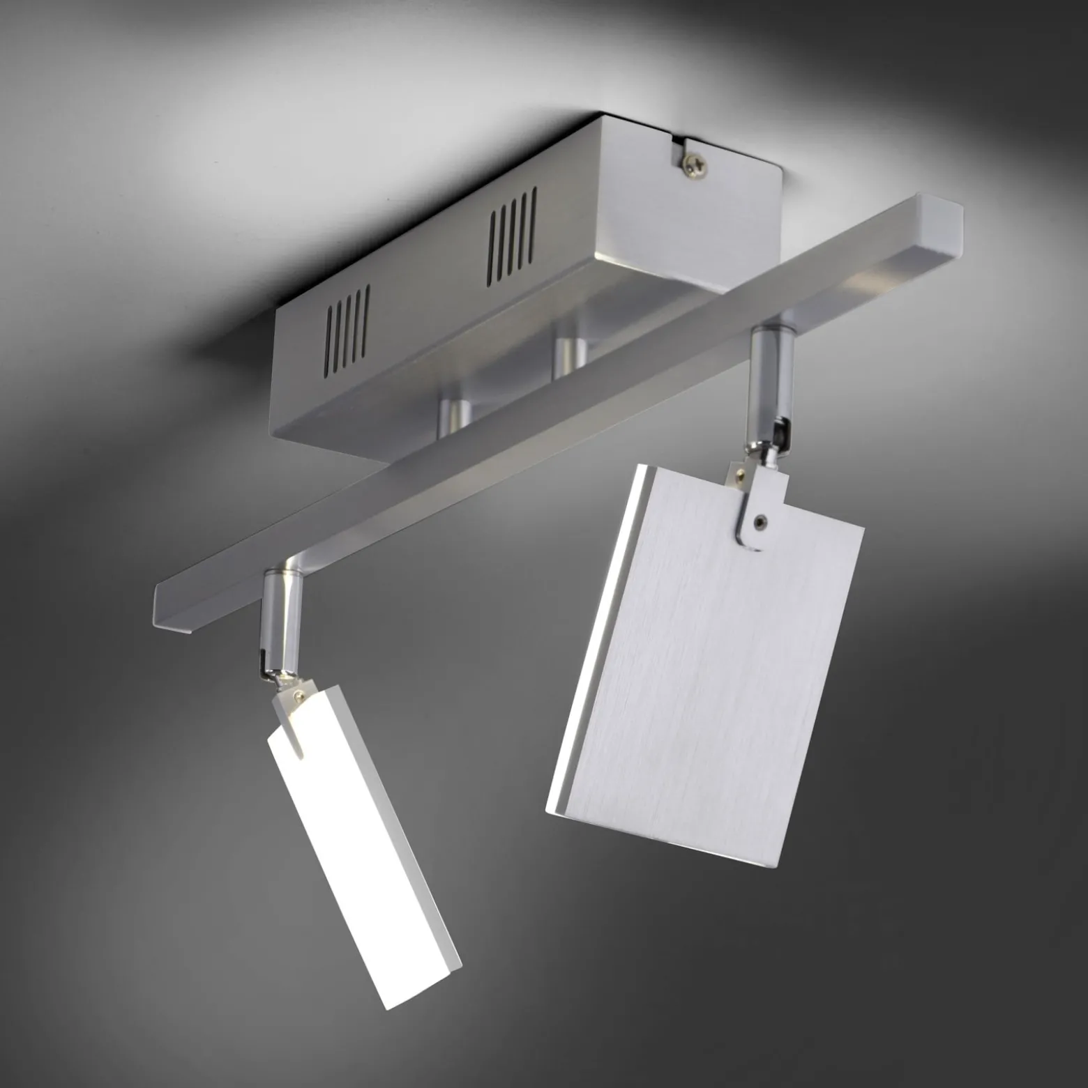 PURE Mira-LED-valaisin 2 valoa kaukosäädin CCT alu