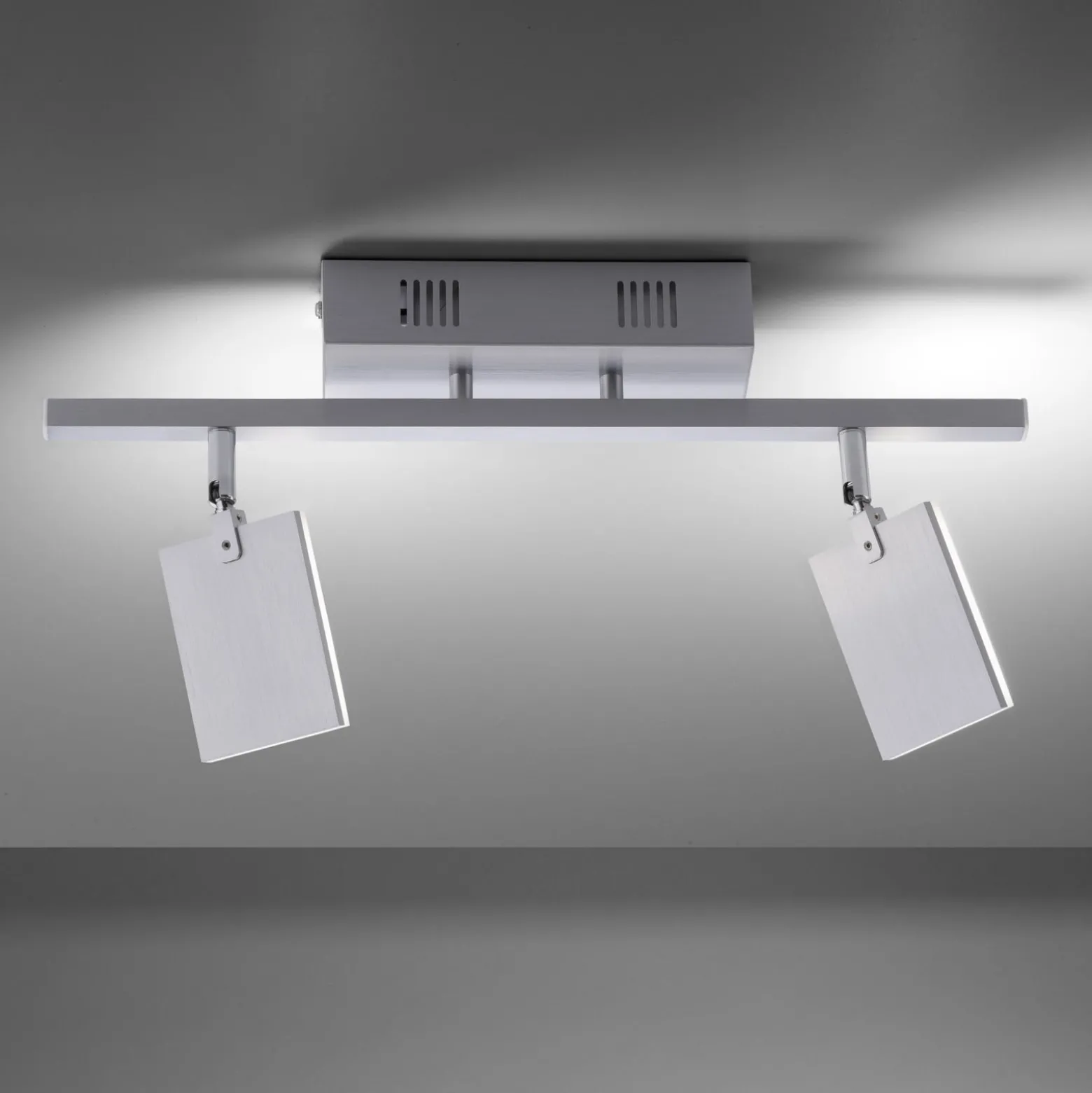 PURE Mira-LED-valaisin 2 valoa kaukosäädin CCT alu