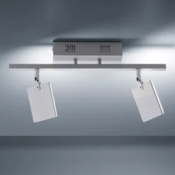 PURE Mira-LED-valaisin 2 valoa kaukosäädin CCT alu