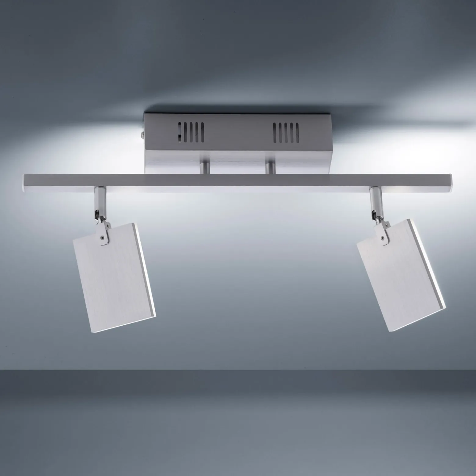 PURE Mira-LED-valaisin 2 valoa kaukosäädin CCT alu