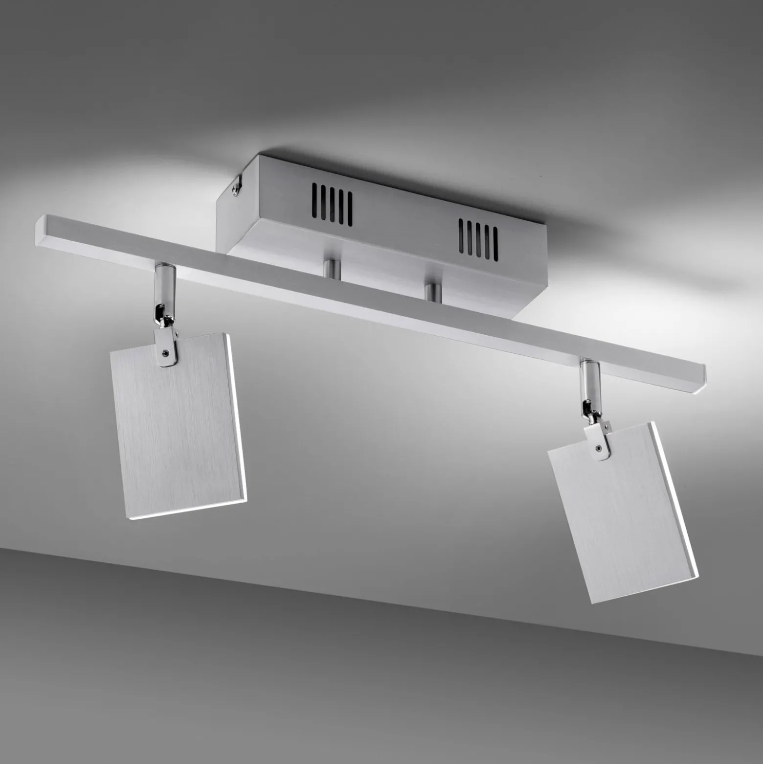 PURE Mira-LED-valaisin 2 valoa kaukosäädin CCT alu