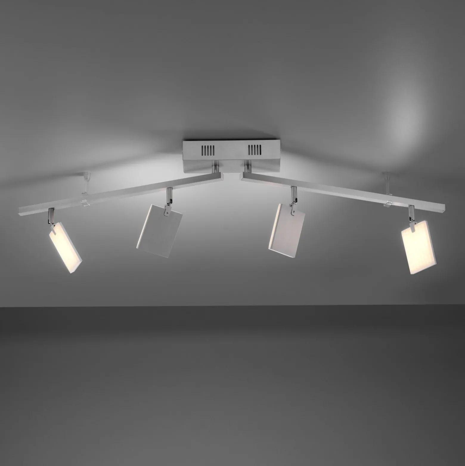 PURE Mira-valaisin, 4 valoa, kaukosäädin CCT alu