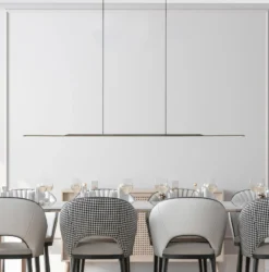 PURE Surface -LED-riippuvalaisin, harmaa, 160 cm, alumiini, 3 000 K