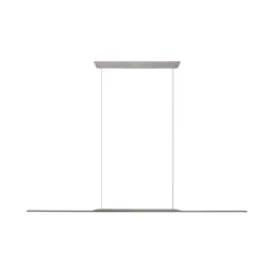 PURE Surface -LED-riippuvalaisin, harmaa, 160 cm, alumiini, 3 000 K