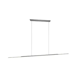 PURE Surface -LED-riippuvalaisin, harmaa, 160 cm, alumiini, 3 000 K