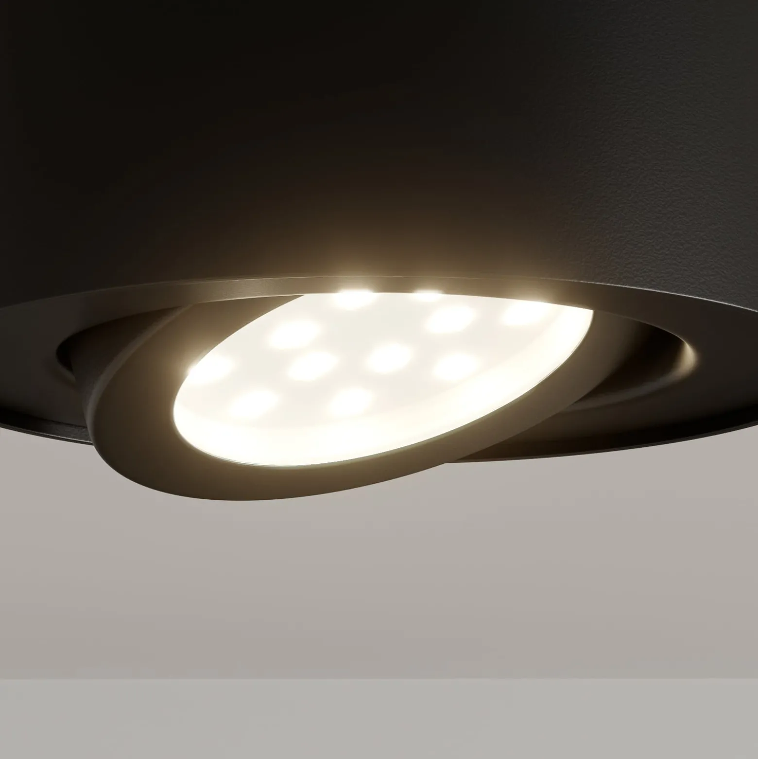 Putki LED-kattovalaisin, musta