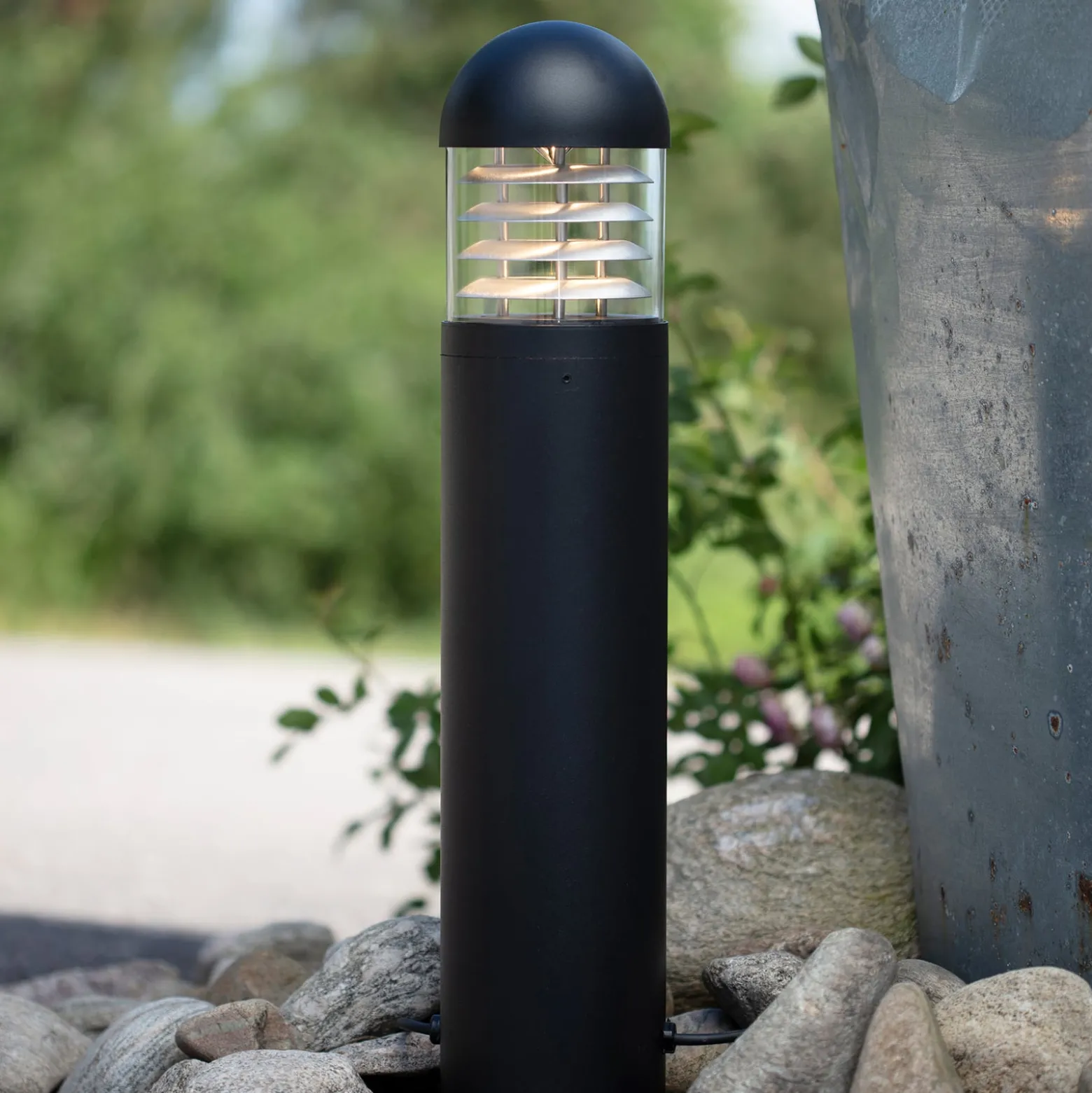 Puutarha 24 LED polku valo Tolppa, korkeus 60 cm