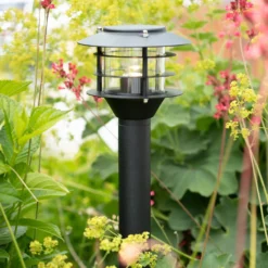Puutarha 24 LED-polkuvalo Tolppa, korkeus 45 cm, 3 W