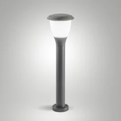 Pylväsvalaisin Thiago, 60 cm, tummanharmaa, metalli, E27, IP65